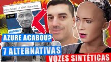 AZURE ACABOU?🚩 7 Sites para Substituir a Azure e Criar Canais Dark no Youtube e usar Voz sintética