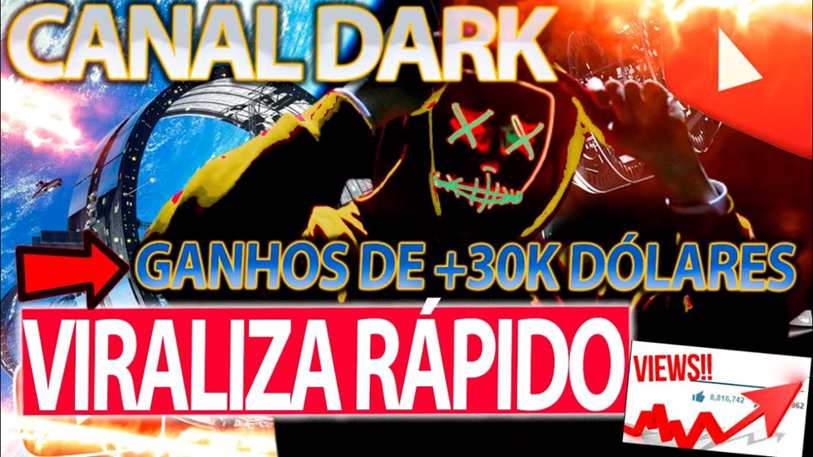 SAIU! Canal Dark mega Viral Trabalhando DUAS HORAS por SEMANA 🕒🚀