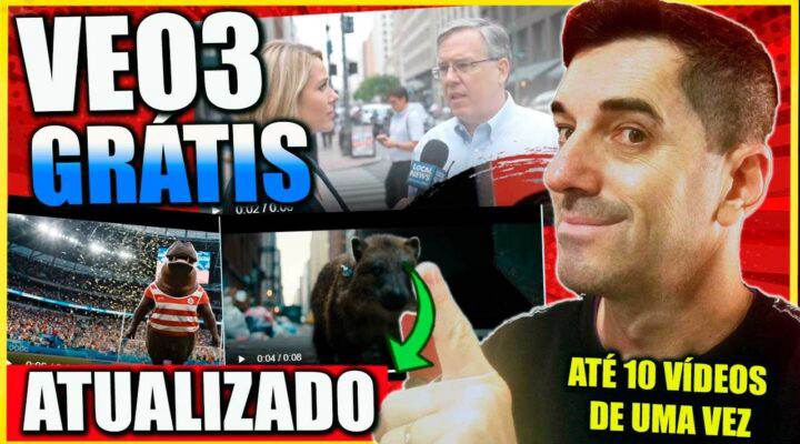 ATUALIZADO VEO3 GRATIS | Sem tempmail, sem cartao – Corra antes que saia do ar
